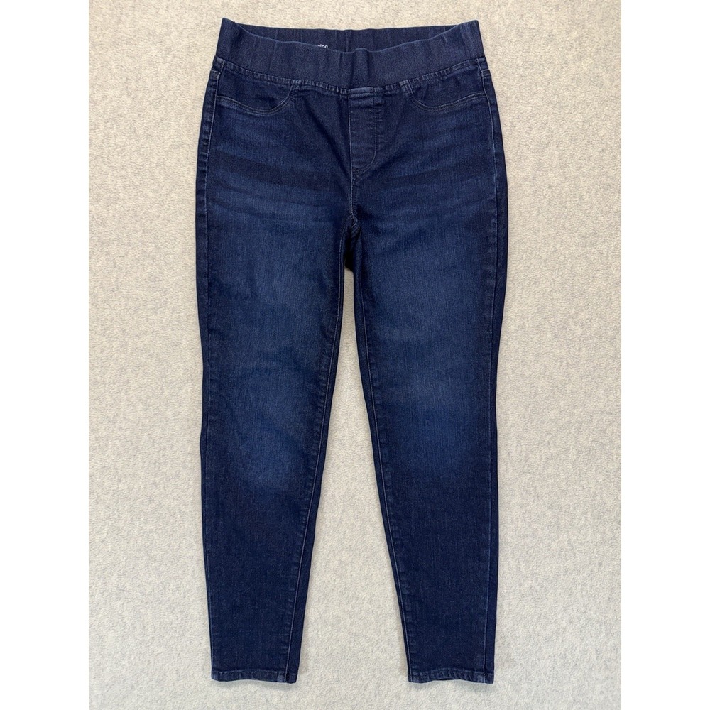 Talbots Flawless Pull On Jeggings Women's 2P Petite Dark‎ Wash Stretch Jeans